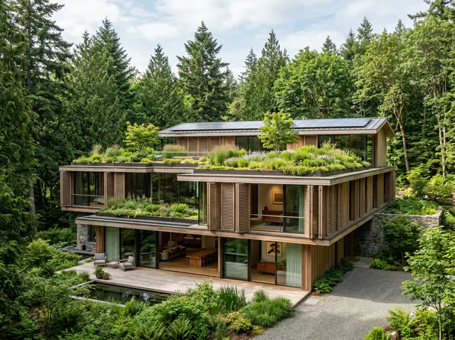 Modern architectural residential towers