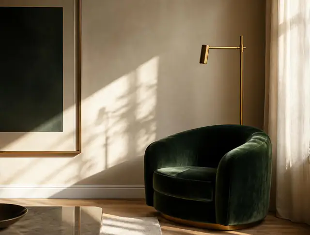 Sunlit living room of a verified residence under QuickLease advisory
